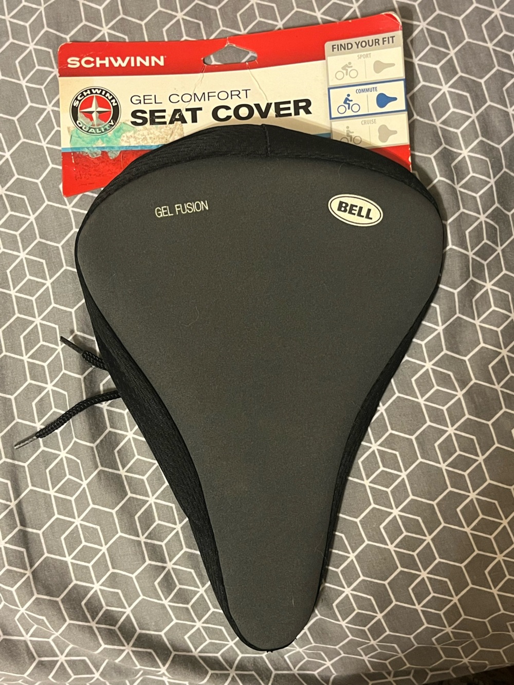 Schwinn Black Gel Comfort Seat Cover